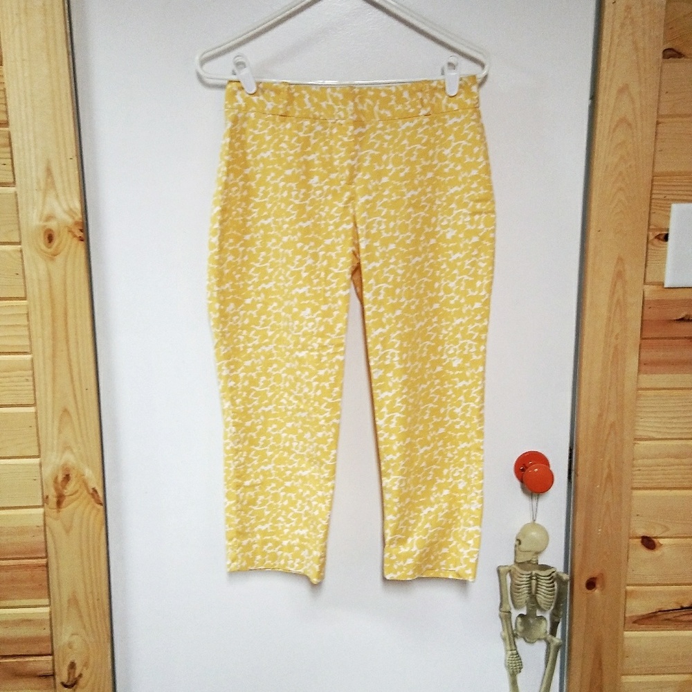 Talbots Yellow Capris